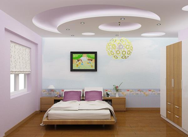 Các mẫu trần thạch cao giật cấp cho phòng ngủ đẹp nhất - Thiết kế 3