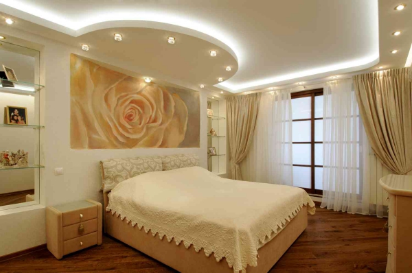 Các mẫu trần thạch cao giật cấp cho phòng ngủ đẹp nhất - Thiết kế 2