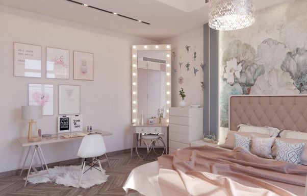 Thiết kế nội thất phòng ngủ cho nữ đẹp mê ly - Hình 1