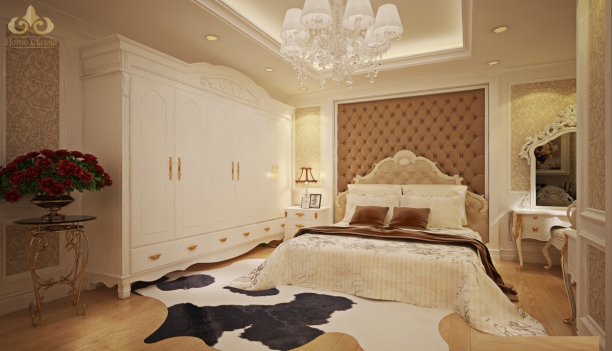 Xu hướng mới với thiết kế phòng ngủ phong cách cổ điển đẹp - Hình 1