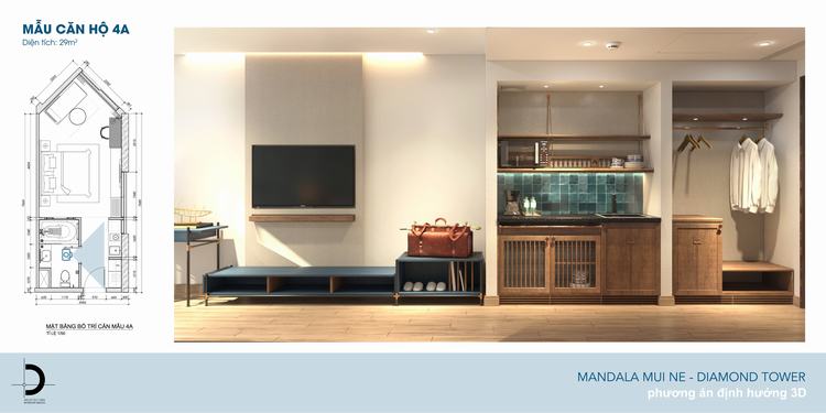 Mặt bằng và thiết kế phòng khách căn hộ Apec Mandala Wyndham-3