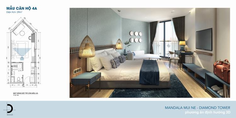Mặt bằng và thiết kế phòng khách căn hộ Apec Mandala Wyndham-2