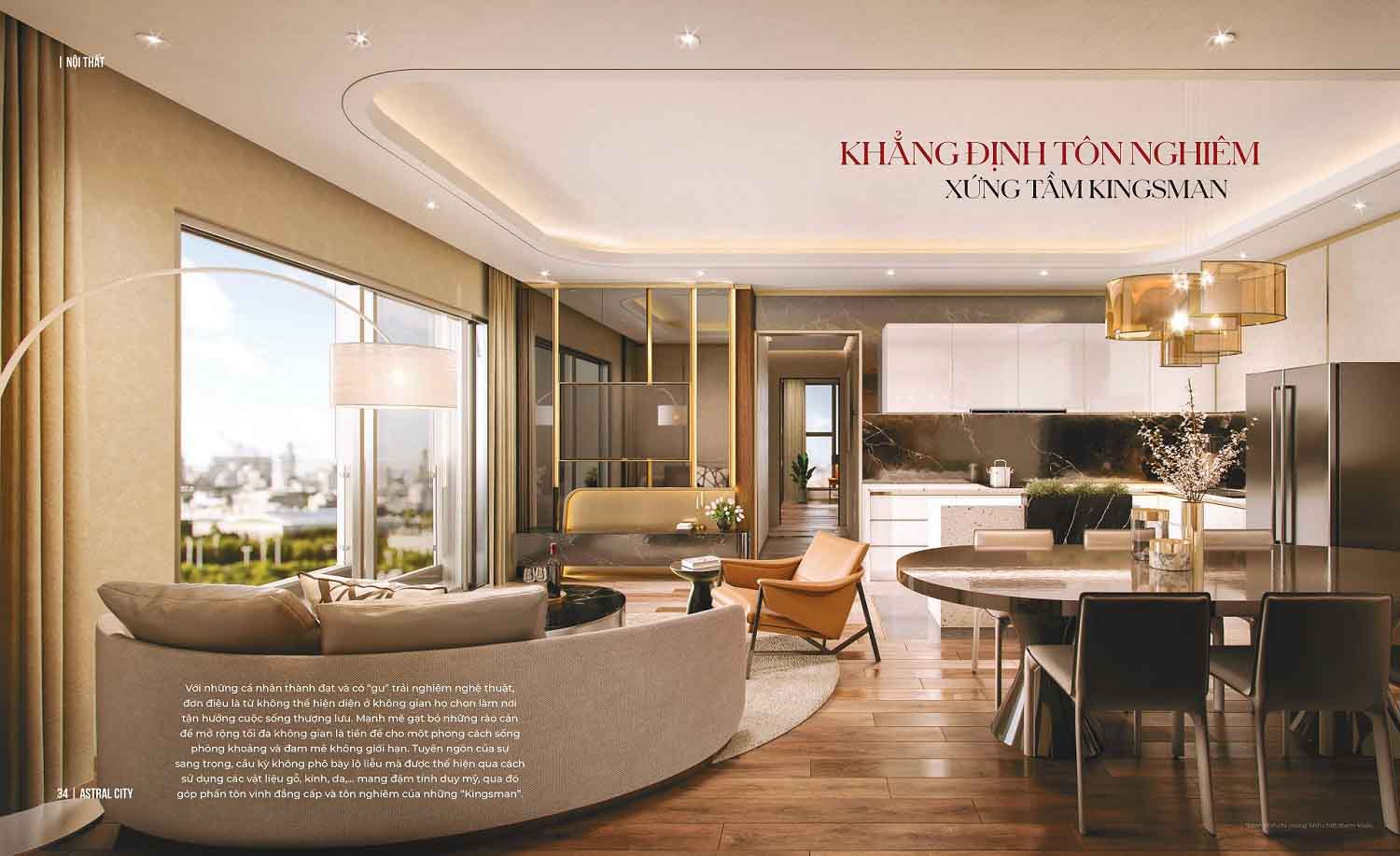 Thiết kế căn hộ Kingsman