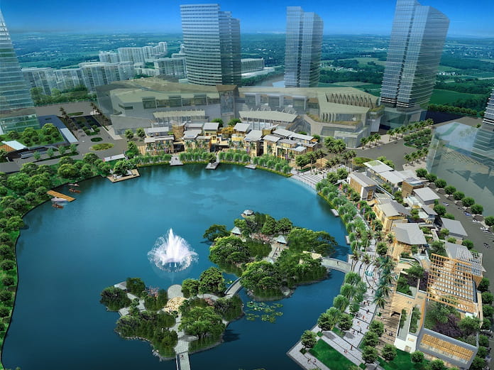 Ảnh 2: Không gian sống xanh của Gamuda City là tiêu chí hướng đến của rất nhiều các khu đô thị