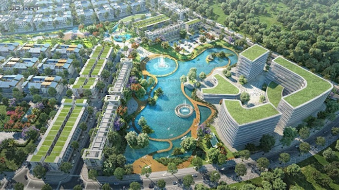 Không gian sống xanh – sạch – đẹp dự định kiến tạo trên dự án đô thị Meyhomes Capital Phú Quốc
