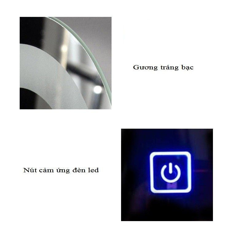 Tính năng của gương phòng tắm đèn LED cảm ứng