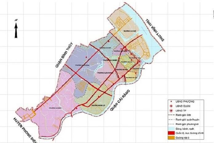 Bản đồ quy hoạch quận Ninh Kiều