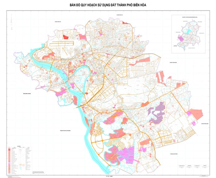 ban do quy hoach bien hoa - Ảnh 5: Bản đồ quy hoạch sử dụng đất TP Biên Hoà