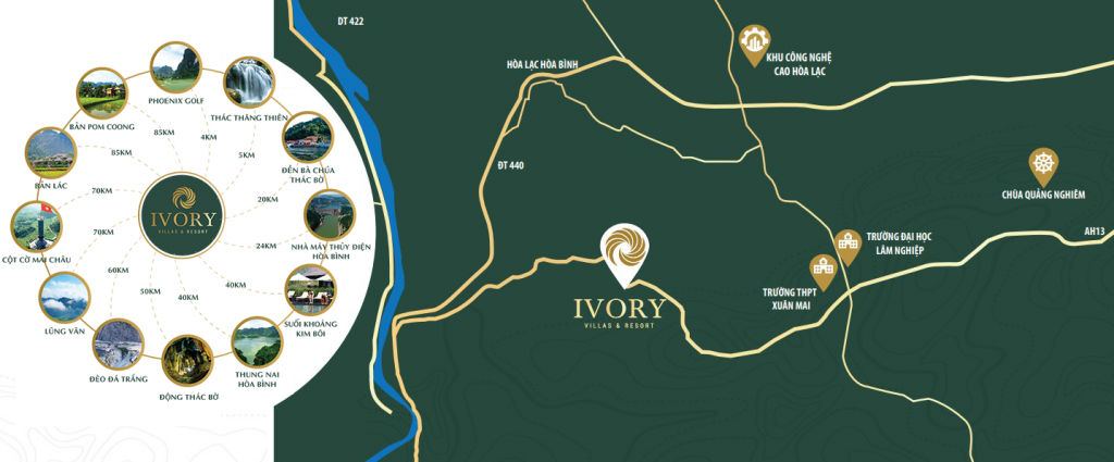 Vị trí dự án Ivory Villas & Resort-3