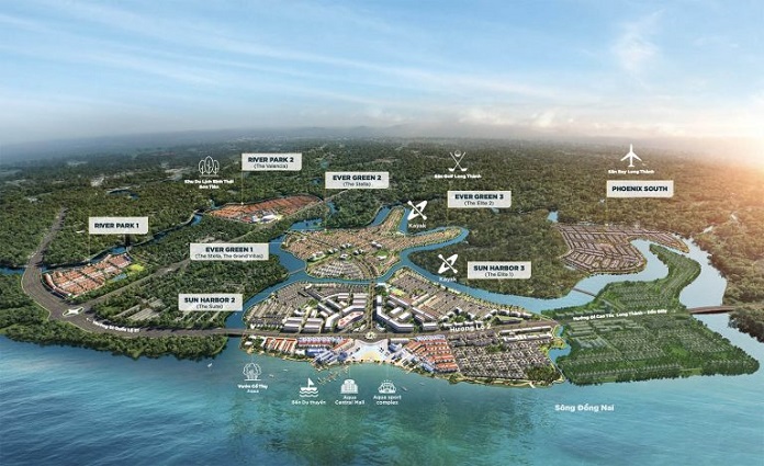 Dự án Aqua City Đồng Nai do Novaland có tổng diện tích hơn 1000ha